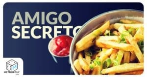 amigo secreto da empresa no metropoly bar social
